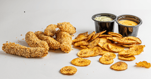 Strip Crispy Chicken + Platanofrito