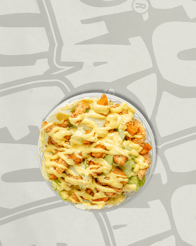 Crispy Chiken Caesar Salad